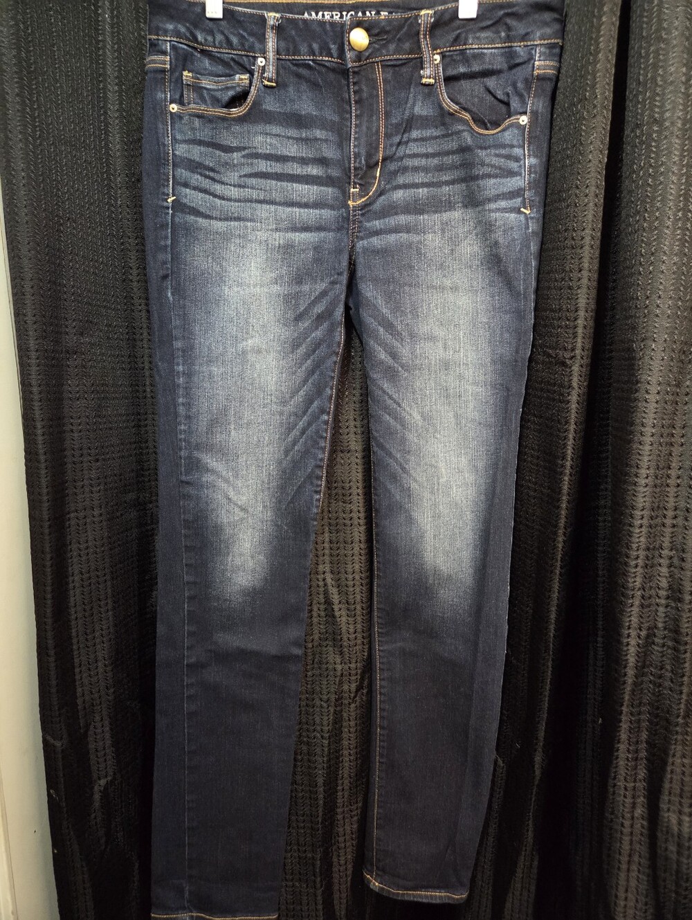 American Eagle Outfitters Women's Skinny Jeans - Dark Blue